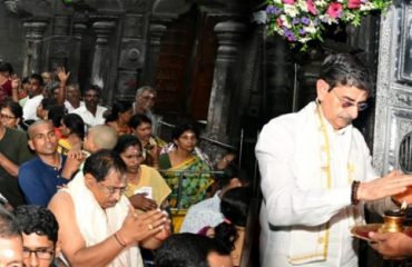 Thiru R.N.Ravi, Hon’ble Governor of Tamil Nadu, visited Ramanathaswamy Temple at Rameswaram, Ramanathapuram district on 06.04.2025 and offered his sincere prayers.