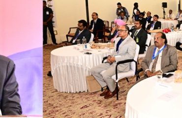 Thiru. Jagdeep Dhankhar, Hon'ble Vice-President of India, inaugurated the two-day conference of Vice-Chancellors of State, Central and Private Universities of Tamil Nadu and addressed the gathering at Raj Bhavan, Udhagamandalam on 25.04.2025. Thiru. R.N.Ravi, Hon'ble Governor of Tamil Nadu, presided over the function. Dr. (Smt.) Sudesh Dhankhar, Spouse of the Hon’ble Vice-President of India, Thiru. R. Kirlosh Kumar, I.A.S., Principal Secretary to Governor of Tamil Nadu, Dr. Pawan Kumar Singh, Director, Indian Institute of Management, Trichy, Vice-Chancellors of Central, State and Private Universities and other dignitaries were present. At the beginning of the program, a silent tribute was observed to express condolences for the innocent victims of the Pahalgam terrorist attack.