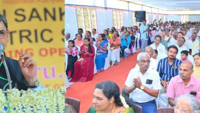 Thiru. R.N.Ravi, Hon'ble Governor of Tamil Nadu participated as chief guest and addressed the gathering at the Building Inauguration of Kanchi Sri Sankara Vidyalaya Matriculation School at Kanchi Sri Sanakara Vidyalaya Matriculation School Campus, at Vellimalai, Kanniyakumari District - 04.05.2025.