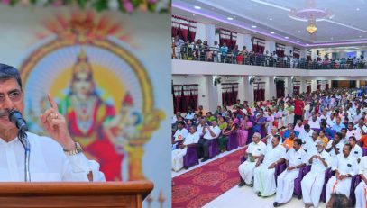 Thiru. R.N.Ravi, Hon'ble Governor of Tamil Nadu participated as chief guest and addressed the gathering at the inauguration of the Religious Convention and Ten Days Festival Celebrations at Koottalumoodu Bhadreswari Amman Mandapam, Kanniyakumari District - 04.05.2025.