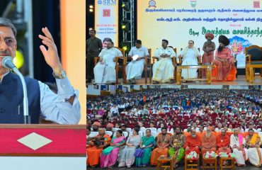 Thiru. R.N.Ravi, Hon'ble Governor of Tamil Nadu delivered special address to the gathering at the inauguration of the 6th International Saiva Siddhantha Conference organised at SRM University, Kattankulathur, Chengalpattu District - 03.05.2025.