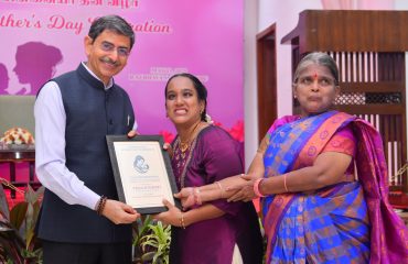 Thiru. R.N.Ravi, Hon’ble Governor of Tamil Nadu felicitated the 105 proud mothers of special children with citation at the International Mothers’ Day celebration organised at Bharathiar Mandapam, Raj Bhavan, Chennai - 11.05.2025. Tmt. Laxmi Ravi, the First Lady, dignitaries, special invitees and the special children participated in the event.