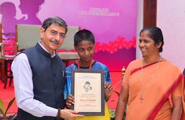 Thiru. R.N.Ravi, Hon’ble Governor of Tamil Nadu felicitated the 105 proud mothers of special children with citation at the International Mothers’ Day celebration organised at Bharathiar Mandapam, Raj Bhavan, Chennai - 11.05.2025. Tmt. Laxmi Ravi, the First Lady, dignitaries, special invitees and the special children participated in the event.