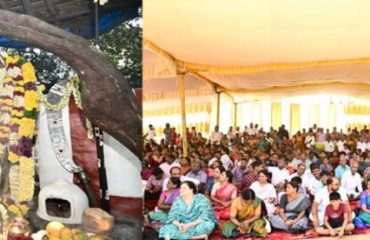 Thiru. R.N.Ravi, Hon'ble Governor of Tamil Nadu, joined by thousands of devotees, participated in the consecration ceremony of Arulmigu Ellai Karuprayan Thirukkovil in Bilichi village, Coimbatore district on 11.05.2025. During the ceremony, he performed Puja and prayed for the wellbeing of the people of Tamil Nadu and the continued progress of the nation.