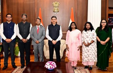Thiru. R.N.Ravi, Hon'ble Governor of Tamil Nadu, had a fruitful interaction with the IFS officers who are on MCT program, at Raj Bhavan, Chennai - 20.05.2025.