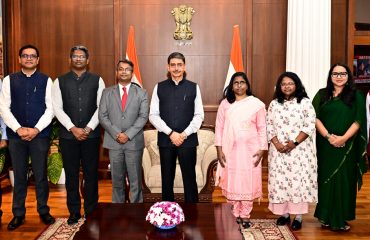 Thiru. R.N.Ravi, Hon'ble Governor of Tamil Nadu, had a fruitful interaction with the IFS officers who are on MCT program, at Raj Bhavan, Chennai - 20.05.2025.