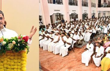 Thiru. R.N.Ravi, Hon'ble Governor of Tamil Nadu participated as chief guest and addressed the gathering at the Kandadevi Ther and Social Harmony function held at Thaai Mahal, Ram Nagar, Devakottai, Sivaganga District - 22.05.2025