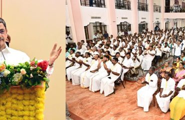 Thiru. R.N.Ravi, Hon'ble Governor of Tamil Nadu participated as chief guest and addressed the gathering at the Kandadevi Ther and Social Harmony function held at Thaai Mahal, Ram Nagar, Devakottai, Sivaganga District - 22.05.2025