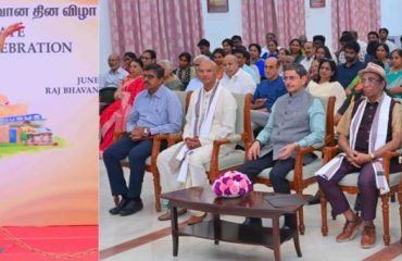 Thiru. R.N. Ravi, Hon'ble Governor of Tamil Nadu witnessed the fantastic dance performance organised by Telangana Association on the occasion of the Telangana State Foundation Day Celebration held at Raj Bhavan, Chennai - 02.06.2025.