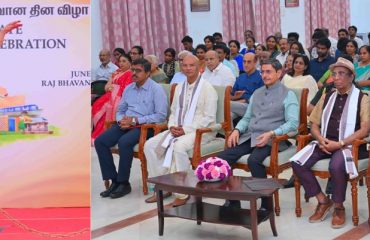 Thiru. R.N. Ravi, Hon'ble Governor of Tamil Nadu witnessed the fantastic dance performance organised by Telangana Association on the occasion of the Telangana State Foundation Day Celebration held at Raj Bhavan, Chennai - 02.06.2025.