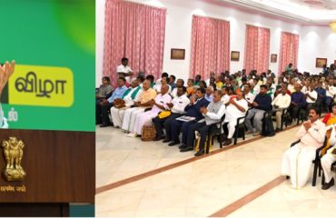 Thiru. R.N.Ravi, Hon'ble Governor of Tamil Nadu, participated as chief guest and addressed the gathering at the World Environment Day Celebration – 2025, held at Raj Bhavan, Chennai - 07.06.2025. Hon'ble Governor felicitated 52 champions of organic and natural farming. The event witnessed over 300 organic farmers, natural farming leaders and agro-entrepreneurs from across Tamil Nadu.