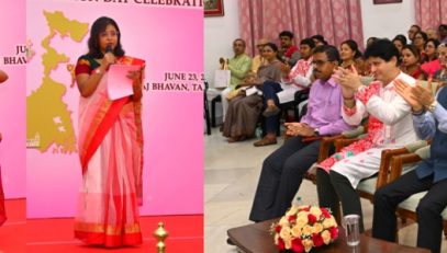 Thiru. R.N.Ravi, Hon'ble Governor of Tamil Nadu witnessed the fantastic cultural performances organised by Bengal Association on the occasion of West Bengal State Foundation Day celebration, held at Raj Bhavan, Chennai - 23.06.2025.