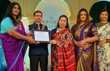 Thiru. R.N.Ravi, Hon'ble Governor of Tamil Nadu and Tmt. Laxmi Ravi, the First Lady distributed the Scholarship grant to the beneficiaries, Vallamai Trust and transgender individual Ms. Mayura Ganesan at the launch of Good Deeds Club 2.0 function at ITC Grand Chola, Chennai - 12.07.2025.