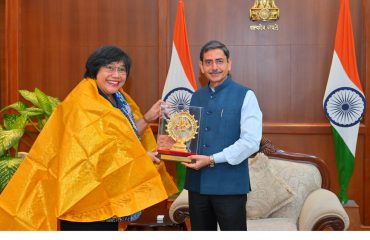 H.E. Ms. Ina H. Krisnamurthi, Ambassador of the Republic of Indonesia to India along with delegates from Indonesia Embassy called on Thiru.R.N.Ravi, Hon'ble Governor of Tamil Nadu at Raj Bhavan, Chennai - 24.07.2025.