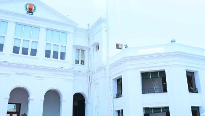 Thiru. R.N.Ravi, Hon’ble Governor of Tamil Nadu hoisted the National Flag on the occasion of 79th Independence day at Raj Bhavan, Chennai - 15.08.2025. Tmt.Laxmi Ravi, First Lady of Tamil Nadu and members of Raj Bhavan family were present.