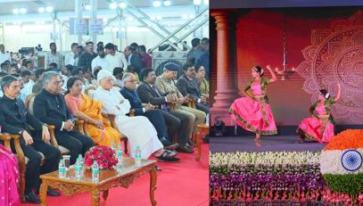 Thiru. R.N. Ravi, Hon’ble Governor of Tamil Nadu, Tmt. Laxmi Ravi, First Lady of Tamil Nadu and other dignitaries witnessed the cultural programmes during Independence Day 2025 “At Home” Reception held at Raj Bhavan, Chennai on 15.08.2025.