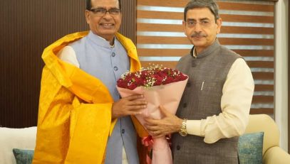 Thiru.R.N.Ravi, Hon'ble Governor of Tamil Nadu called on Thiru. Shivraj Singh Chouhan, Hon'ble Union Minister of Agriculture and Farmers Welfare, Government of India at New Delhi on 23.08.2025. Governor had discussed various issues pertaining to the farmers and craftsmen of Tamil Nadu and thanked him for him strong commitment and positive support towards welfare of the farmers and craftsmen and for the development of Tamil Nadu.