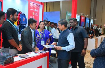 Thiru.R.N.Ravi, Hon'ble Governor of Tamil Nadu visited the exhibition stalls at the Inaugural ceremony of 5th Edition of The Economic Times EDNXT Conclave – Chennai, 2025 on the theme of 'AI, Access & Acceleration – A New Chapter for Chennai’s Education Legacy' at Taj Wellington Mews, Chennai - 19.09.2025.