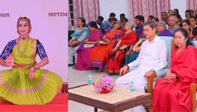 Thiru.R.N.Ravi, Hon’ble Governor of Tamil Nadu and Tmt.Laxmi Ravi, First Lady of Tamil Nadu, performed Navaratri Puja and witnessed the Bharatanatyam performance of Tmt. Navya Nair, on the ocassion of Navaratri Kolu celebration at Raj Bhavan, Chennai on 23.09.2025. Hundreds of general public participated on the 2nd day of Navaratri Kolu festival at Raj Bhavan, Chennai.