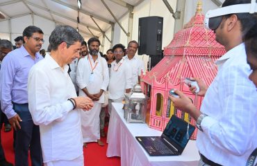 Thiru. R.N.Ravi, Hon'ble Governor of Tamil Nadu inaugurated and visited the Exhibition Stalls exhibited by various Educational Institutions on teachings and life of Swami Vallalar and Sanmarga Principles on the occasion of Thiruvarutprakasa Vallalar's 202nd Avatar Day Celebration held at Raj Bhavan, Chennai - 05.10.2025. The exhibition will open for school students for 3 days.