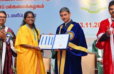 Thiru. R.N.Ravi, Hon’ble Governor of Tamil Nadu and Chancellor, Tamil Nadu Dr. J. Jayalalithaa Fisheries University presented the medals and degrees to 496 students at 10th Convocation of the Tamil Nadu Dr. J. Jayalalithaa Fisheries University at University Auditorium, Nagapattinam - 03.11.2025. Dr. Joykrushna Jena, Deputy Director General (Fisheries Science), Indian Council of Agricultural Research, New Delhi participated as chief guest and delivered the convocation address. Dr. N. Felix, Vice-Chancellor, Tamil Nadu Dr. J. Jayalalithaa Fisheries University and other dignitaries were present.