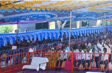 Thiru. R.N. Ravi, Hon'ble Governor of Tamil Nadu, laid down foundation stone of new school building by Raj Bhavan, Tamil Nadu initiative with the support of Corporate Social Responsibility of Armoured Vehicles Nigam Limited, Avadi, Chennai, distributed welfare kits to 1000 parents of SFRD Tribal School Students and addressed the gathering at the event held at SFRD Tribal School, Guniganthur, Jawadhu Hills, Thiruvannamalai District - 11.11.2025.
