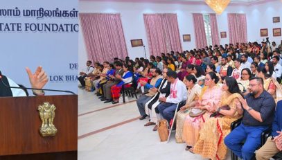 Thiru. R.N. Ravi, Hon'ble Governor of Tamil Nadu felicitated the eminent persons from Assam and Nagaland and addressed the gathering at the Nagaland and Assam Statehood Day Celebrations held at Bharathiar Mandapam, Lok Bhavan, Chennai - 01.12.2025.