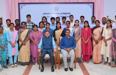 Thiru.R.N.Ravi, Hon’ble Governor of Tamil Nadu guided UPSC aspirants appearing for the final round of the Civil Services Examination through a focused discussion on the interview process, preparation strategies and approach before the interview board at Bharathiar Mandapam, Lok Bhavan, Chennai - 13.12.2025. The session addressed a wide array of candidates’ queries and provided perspectives to help them respond with clarity and confidence. Facilitated by Lok Bhavan, Chennai, such interactions are part of ongoing efforts to equip Tamil Nadu’s aspirants with practical insights and support in their journey toward public service.