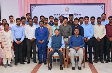 Thiru.R.N.Ravi, Hon’ble Governor of Tamil Nadu guided UPSC aspirants appearing for the final round of the Civil Services Examination through a focused discussion on the interview process, preparation strategies and approach before the interview board at Bharathiar Mandapam, Lok Bhavan, Chennai - 13.12.2025. The session addressed a wide array of candidates’ queries and provided perspectives to help them respond with clarity and confidence. Facilitated by Lok Bhavan, Chennai, such interactions are part of ongoing efforts to equip Tamil Nadu’s aspirants with practical insights and support in their journey toward public service.