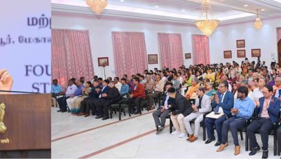 Thiru. R.N.Ravi, Hon'ble Governor of Tamil Nadu addressed the gathering at the Foundation Day celebration of various States and Union Territories of India (Manipur, Meghalaya, Tripura, Uttar Pradesh, Dadra & Nagar Haveli and Daman & Diu) held at Lok Bhavan, Chennai - 21.01.2026.
