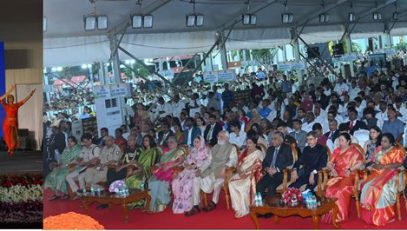 Thiru. R.N.Ravi, Hon'ble Governor of Tamil Nadu, Tmt. Laxmi Ravi, First Lady of Tamil Nadu and other dignitaries witnessed the cultural performance at Republic Day 'At Home' reception held at Lok Bhavan, Chennai - 26.01.2026.