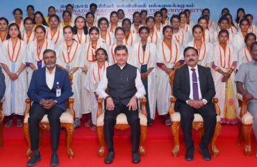 Thiru.R.N.Ravi, Hon’ble Governor of Tamil Nadu and Chancellor, Tamil Nadu Teachers Education University presented the medals and degrees to 77,201 students at 12th Convocation of the Tamil Nadu Teachers Education University at Convocation Hall, Academic Block, Tamil Nadu Open University, Saidapet, Chennai on 30.01.2026. Dr.P.Veeramuthuvel, Director, Directorate of Special Projects, Indian Space Research Organisation, Bengaluru participated as chief guest and delivered the convocation address. Dr. P. Sankar, I.A.S., Secretary to Government, Department of Higher Education, Government of Tamil Nadu and other dignitaries were present.