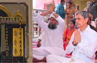 Thiru.R.N.Ravi, Hon'ble Governor of Tamil Nadu, on the auspicious occasion of Thai Poosam, along with countless devotees, had darshan of the Arutperunjyothi - the divine light at the Sathya Gnana Sabhai, Vadalur, the holy seat of the divine Rishi Ramalinga Swamigal - lovingly called Vallalar at Sathya Gnana Sabhai, Vadalur, Cuddalore District - 01.02.2026.