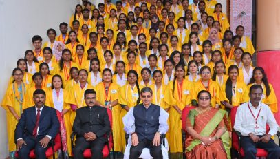 Thiru. R.N.Ravi, Hon’ble Governor of Tamil Nadu and Chancellor, Periyar University presented the medals and degrees to 49,429 students at 24th Convocation of the Periyar University at Periyar Auditorium, Periyar University, Salem - 05.02.2026. Dr.C.Anandharamakrishnan, Director, CSIR-National Institute for Interdisciplinary Science and Technology, Thiruvananthapuram participated as chief guest and delivered the convocation address. Tmt. E.Sundaravalli, I.A.S., Commissioner of Collegiate Education, Government of Tamil Nadu and other dignitaries were present.