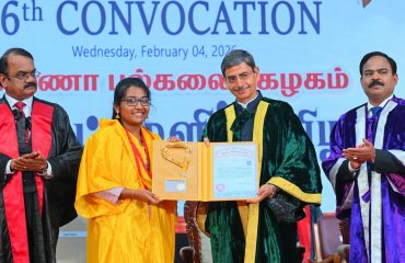 Thiru. R.N.Ravi, Hon’ble Governor of Tamil Nadu and Chancellor, Anna University presented the medals and degrees to 1,50,495 students at 46th Annual Convocation of the Anna University at Vivekananda Auditorium, Anna University, Chennai - 04.02.2026. Dr.Mylswamy Annadurai, Former Director, Satellite Centre, Indian Space Research Organisation participated as chief guest and delivered the convocation address. Dr.P.Sankar, I.A.S., Secretary to Government, Department of Higher Education, Government of Tamil Nadu and other dignitaries were present.