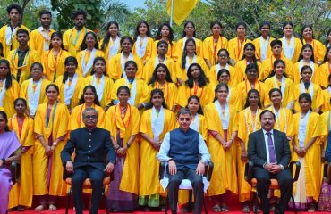Thiru. R.N.Ravi, Hon’ble Governor of Tamil Nadu and Chancellor, Bharathiar University, presented the medals and degrees to 91,862 students at the 40th Convocation of Bharathiar University at Dr Usha Kirtilal Mehta Convention Centre, Bharathiar University, Coimbatore - 14.02.2026. Prof. U.Kamachi Mudali, Vice-Chancellor, Homi Bhabha National Institute, Department of Atomic Energy, Mumbai, participated as the chief guest and delivered the convocation address. Dr P.Sankar, I.A.S., Secretary to Government, Department of Higher Education, Government of Tamil Nadu and other dignitaries were present.