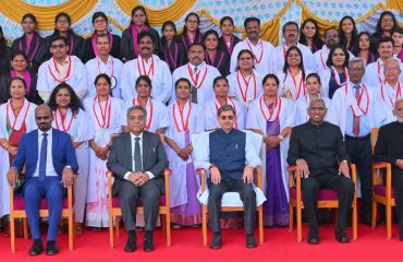 Thiru.R.N.Ravi, Hon’ble Governor of Tamil Nadu and Chancellor, The Tamil Nadu Dr. Ambedkar Law University presented the medals and degrees to 16,571 students at 15th Convocation of the The Tamil Nadu Dr. Ambedkar Law University at University Auditorium, The Tamil Nadu Dr. Ambedkar Law University, Perungudi Campus, Chennai - 28.02.2026. Justice Thiru. Manindra Mohan Shrivastava, Hon'ble Chief Justice, Madras High Court participated as chief guest and delivered the convocation address. Justice Thiru. V. Bharathidasan, Convener, Convener Committee and other dignitaries were present.