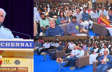 Thiru. Rajendra Vishwanath Arlekar, Hon’ble Governor of Tamil Nadu participated as Chief Guest and addressed the gathering at the valedictory session of two days conference on 'Needhikkalam 2026 – Jurisprudence for 2047 Igniting Legal Minds for a Developed Bharat' at VIT, Chennai - 22.03.2026.