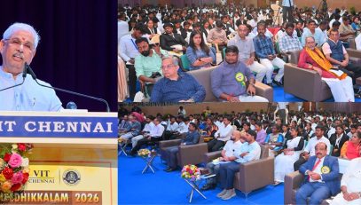 Thiru. Rajendra Vishwanath Arlekar, Hon’ble Governor of Tamil Nadu participated as Chief Guest and addressed the gathering at the valedictory session of two days conference on 'Needhikkalam 2026 – Jurisprudence for 2047 Igniting Legal Minds for a Developed Bharat' at VIT, Chennai - 22.03.2026.