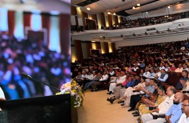 Thiru. Rajendra Vishwanath Arlekar, Hon'ble Governor of Tamil Nadu participated as chief guest and addressed the gathering at the Inaugural ceremony of Platinum Jubilee (75th year) celebration of Shree Agarwal Sabha at Lady Andal Auditorium, Chetpet, Chennai on 26.04.2026.