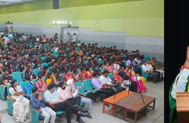 Thiru. Rajendra Vishwanath Arlekar, Hon'ble Governor of Tamil Nadu, participated as chief guest and addressed the gathering at the 50th Graduation Day of Guru Nanak College at the function held at Shaheed Baba Deep Singh Auditorium, Guru Nanak College, Velachery, Chennai - 18.06.2026.