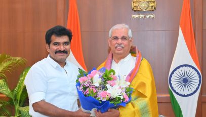 Thiru. R. Nirmalkumar, Hon’ble Minister for Energy Resources and Law, Government of Tamil Nadu, paid a courtesy call on Thiru. Rajendra Vishwanath Arlekar, Hon’ble Governor of Tamil Nadu, at Lok Bhavan, Chennai - 29.06.2026.