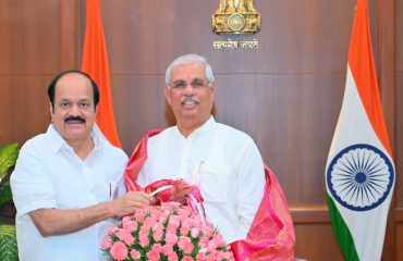 Thiru. J.C.D. Prabhakar, Hon’ble Speaker of the Tamil Nadu Legislative Assembly, called on Thiru. Rajendra Vishwanath Arlekar, Hon’ble Governor of Tamil Nadu at Lok Bhavan, Chennai - 29.06.2026. During the meeting, the Hon’ble Speaker conveyed his gratitude to the Hon’ble Governor for delivering the customary Governor’s Address at the inaugural sitting of the First Session of the Tamil Nadu Legislative Assembly.