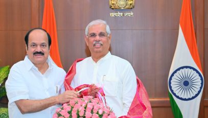 Thiru. J.C.D. Prabhakar, Hon’ble Speaker of the Tamil Nadu Legislative Assembly, called on Thiru. Rajendra Vishwanath Arlekar, Hon’ble Governor of Tamil Nadu at Lok Bhavan, Chennai - 29.06.2026. During the meeting, the Hon’ble Speaker conveyed his gratitude to the Hon’ble Governor for delivering the customary Governor’s Address at the inaugural sitting of the First Session of the Tamil Nadu Legislative Assembly.