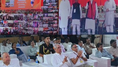 Thiru. Narendra Modi, Hon'ble Prime Minister of India, Inaugurated the redeveloped Chennai Park Railway Station under Amrit Bharat Station Scheme through Video Conference Virtually. Thiru. Rajendra Vishwanath Arlekar, Hon'ble Governor of Tamil Nadu participated in the Inauguration of the redeveloped Chennai Park Railway Station under Amrit Bharat Station Scheme, unveiled the plaque at Park Railway Station, Chennai - 17.07.2026