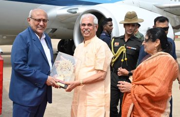 Thiru. Rajendra Vishwanath Arlekar, Hon’ble Governor of Tamil Nadu, and the First Lady, Tmt. Anagha Arlekar warmly welcomed Thiru. C. P. Radhakrishnan, Hon’ble Vice-President of India, upon his arrival at Coimbatore Airport - 22.07.2026.