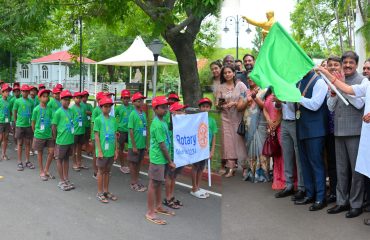 Thiru. Rajendra Vishwanath Arlekar, Hon'ble Governor of Tamil Nadu, flagged off the annual outreach initiative of Rotary District 3234, 