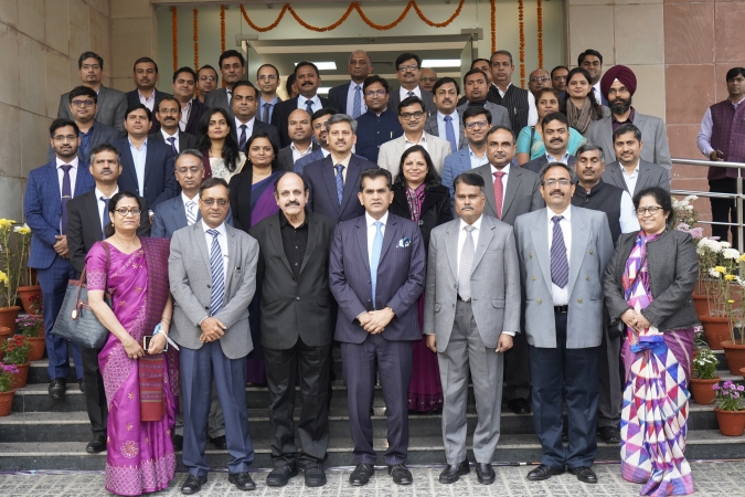 Shri-amitabh-kant-officers-of-Defence-Estates-organisation-sixth-defence-estates-lecture-13-December-2021