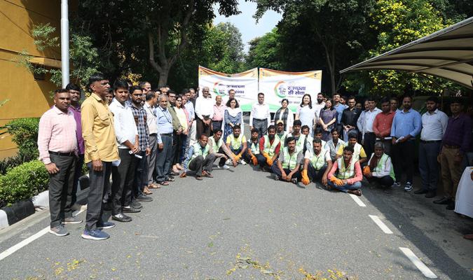 Group Photo After Shramdan on 22-09-2023 at RSB Complex