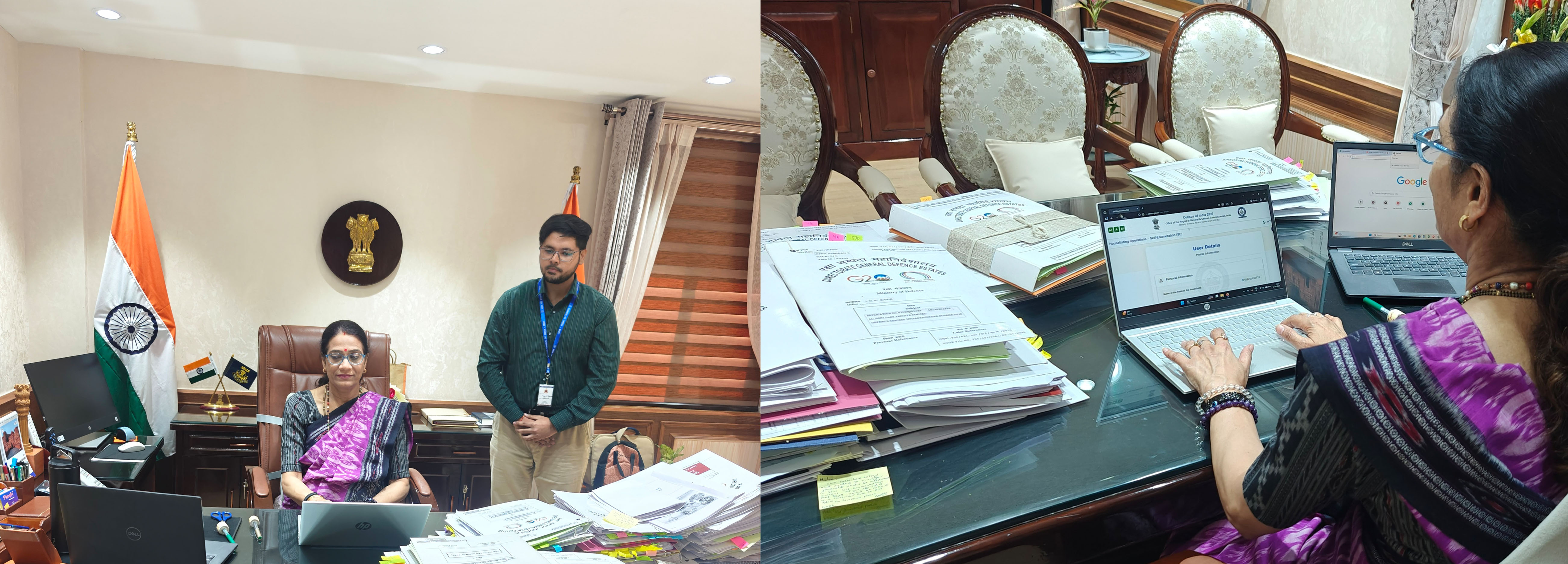 रक्षा संपदा महानिदेशक, श्रीमती शोभा गुप्ता ने आधिकारिक पोर्टल पर #Census2027 के लिए अपना स्व-गणना कार्य पूरा किया, जिससे #DigitalIndia के विज़न और डिजिटल शासन के एक नए युग को और मजबूती मिली है।